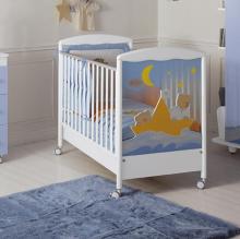 Кроватка Baby Expert Luna Di Miele (белый-голубой)